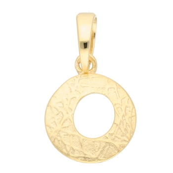 Anhänger Buchstabe Gold O