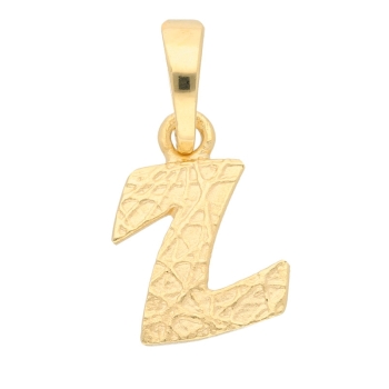 Anhänger Buchstabe Gold Z