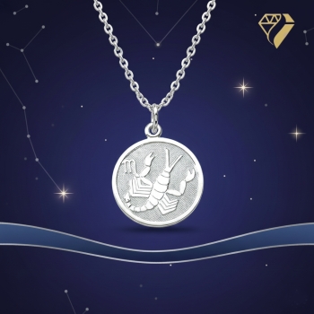 Preview: Anhänger Sternzeichen Skorpion silber