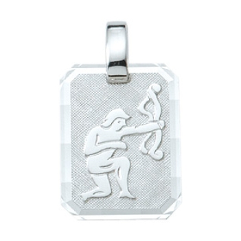Anhänger Sternzeichen Schütze eckig 12x15mm Silber 925