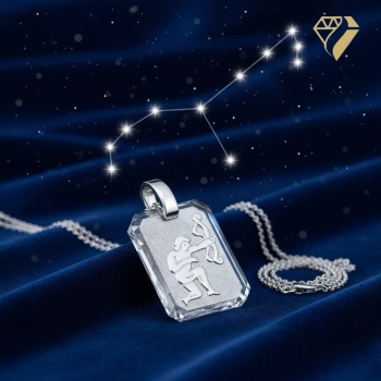 Preview: Anhänger Sternzeichen Schütze silber