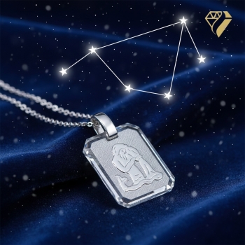 Preview: Anhänger Sternzeichen Wasermann silber