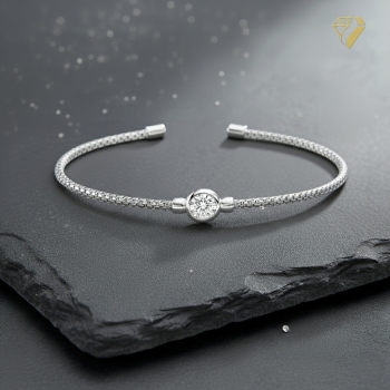 Preview: Armspange mit Zirkonia 925 Silber