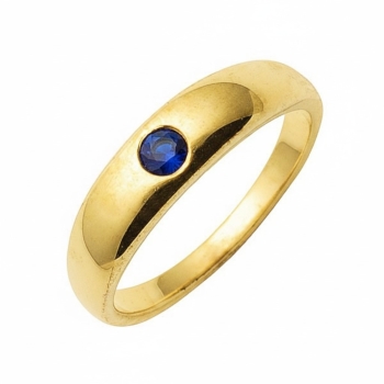 Anhänger Taufring mit Safir 8Kt 333 GOLD