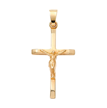Anhänger Kreuz 15x26mm Jesus Korpus 8Kt 333 GOLD