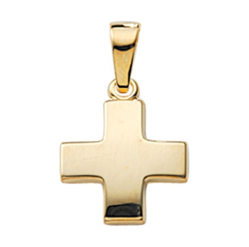 Anhänger Kreuz 11x11mm 14Kt 585 GOLD