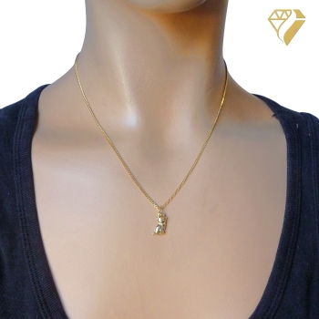 Preview: Anhänger Katze 14Kt 585 GOLD