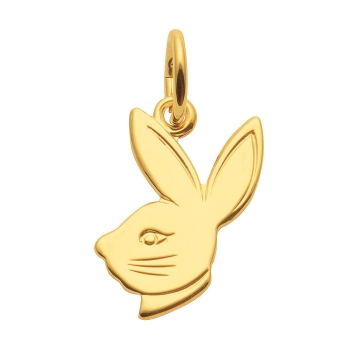 Anhänger Hasenkopf bunny 8Kt 333 GOLD