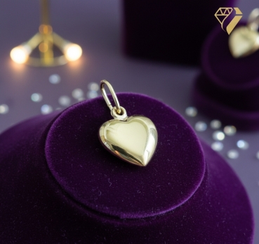 Preview: Anhänger Herz 8mm 8Kt 333 GOLD