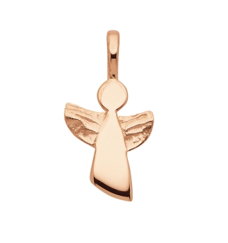 Anhänger Engel gehämmert rosé Silber 925