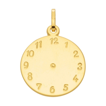 Anhänger Taufanhänger 14mm Uhr 8Kt 333 GOLD