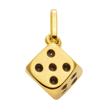 Anhänger kleiner Würfel 7,3mm 8Kt 333 GOLD