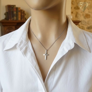 Anhänger Kreuz 14x20mm Silber 925