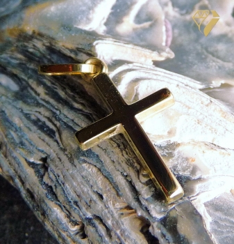 Preview: Anhänger Kreuz 10x14mm 8Kt 333 GOLD