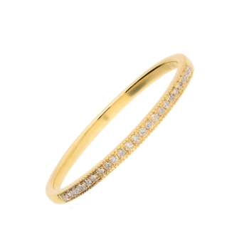 Ring 1,5mm mit Diamanten 0,06ct 585 GOLD