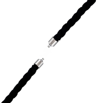 Collier Baumwollkordel Farbwahl in 2, 4 oder 6mm für Wechselschliesse