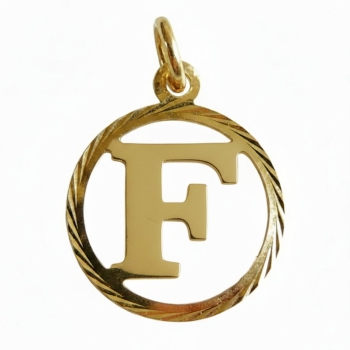 Anhänger Buchstabe F 14Kt 585 GOLD