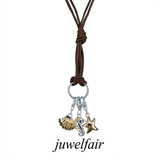 Charm Set Südsee Muschel Seestern Seepferdchen 925 Silber