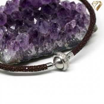 Wechselschliesse Planet Kugel matt 14mm Ring Zirkonia Edelstahl