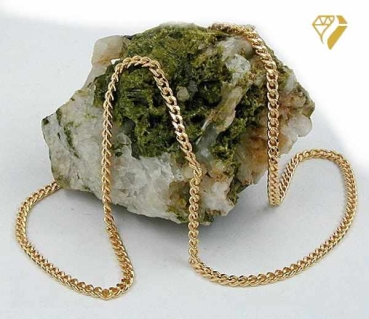 Collier Panzer flach 2,7mm 14Kt 585 GOLD 80cm