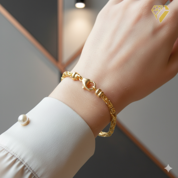 Armband Königskette 2,5mm 19cm 14Kt 585 GOLD