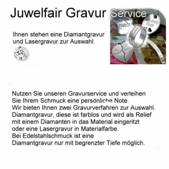 Gravur Service für Armband oder Gravurplatte