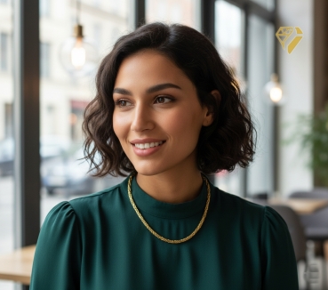 Preview: Collier Königskette 3,4mm 14Kt 585 GOLD 45cm