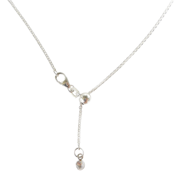 Collier Kette mit Zirkonia Anhänger 925 Silber vario 45cm