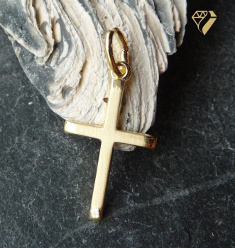 Preview: Anhänger Kreuz 13x20mm 8Kt 333 GOLD