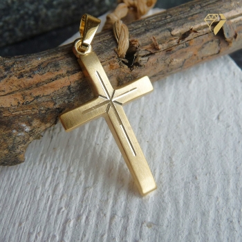 Preview: Anhänger Kreuz in 333 Gold