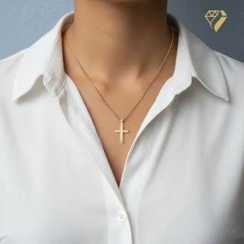 Preview: Anhänger Kreuz in 333 Gold