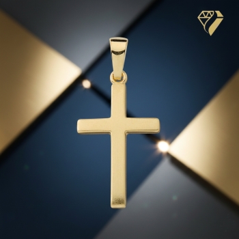 Preview: Anhänger Kreuz Gold