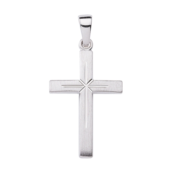 Anhänger Kreuz 15x22mm Silber 925