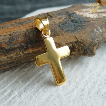 Preview: Anhänger Kreuz 9x11,5mm 8Kt 333 GOLD