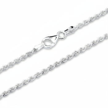 Kette Collier Kordel 1,45mm Silber 925 40cm