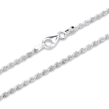 Kette Collier Kordel 1,8mm Silber 925 40cm