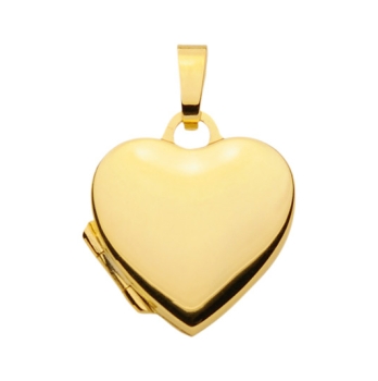 Medaillon Herz 14x14mm 8Kt GOLD