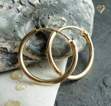 Creole 15mm glänzend 8Kt 333 GOLD