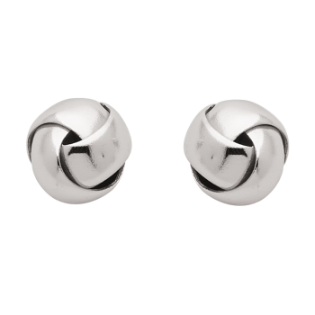 Ohrstecker 4,5mm Knoten 925 Silber