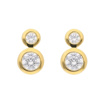 Ohrstecker Zirkonia 8Kt 333 GOLD