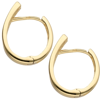 Creole Klappscharnier Zirkonia Ø16,4mm 8Kt 333 GOLD