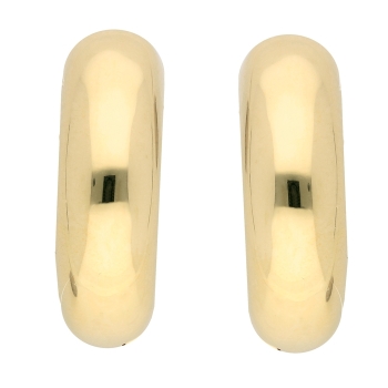 Creole 18,8x5,9mm Klappscharnier glänzend vergoldet Silber 925