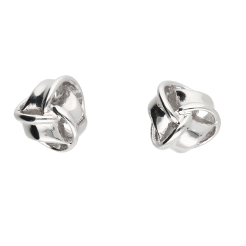 Ohrstecker Knoten Silber
