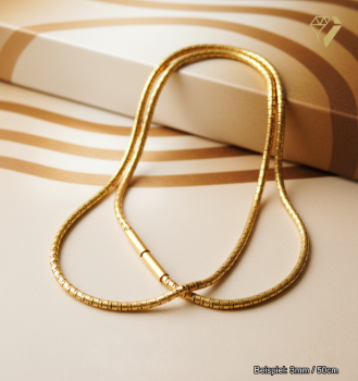 Exklusive Puzzlekette Collier 3 oder 4mm mit Bajonettverschluss Edelstahl