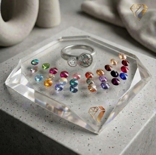 Ring 5mm - Nicole 2.0 DUO - Edelstahl für zwei Schraubelemente und Farben nach Wahl