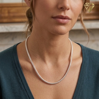 Preview: Schlangekette 2,5mm Silber