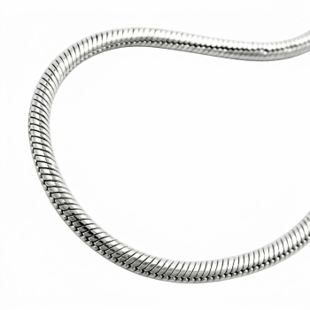 Kette Schlange 2,5mm rund Silber 925 50cm