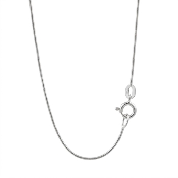 Preview: Collier Schlange 0,9mm 14Kt 585 WEISSGOLD 36cm