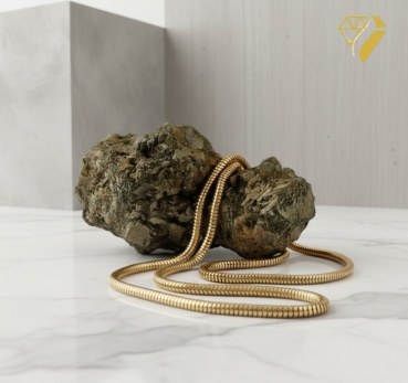 Collier Schlange 2mm 8Kt 333 GOLD 42cm