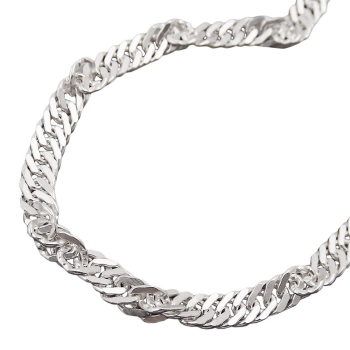 Armband 3,5mm Singapurkette Silber 925 19cm